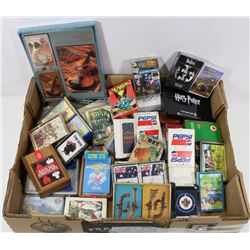 LARGE FLAT OF VINTAGE PLAYING CARDS