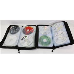 2 ESTATE  CD CASES WITH  DVDS MOVIES AND AUDIOS