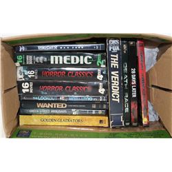 7 DVD & 5 BOXE SETS INCL HORROR CLASSICS, WANTED,