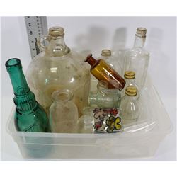 BOX OF COLLECTORS BOTTLES