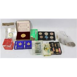 VINTAGE ENCASED COINS SHRINKING