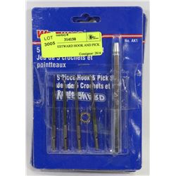 3 NEW  WESTWARD HOOK AND PICK SETS