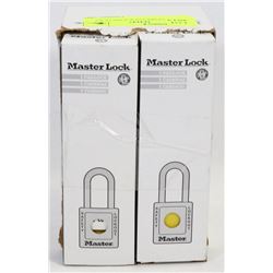 8 NEW MASTER LOCK PADLOCKS