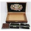 Image 1 : MY FATHER CIGAR BOX WITH 2 VINTAGE OPERA GLASSES