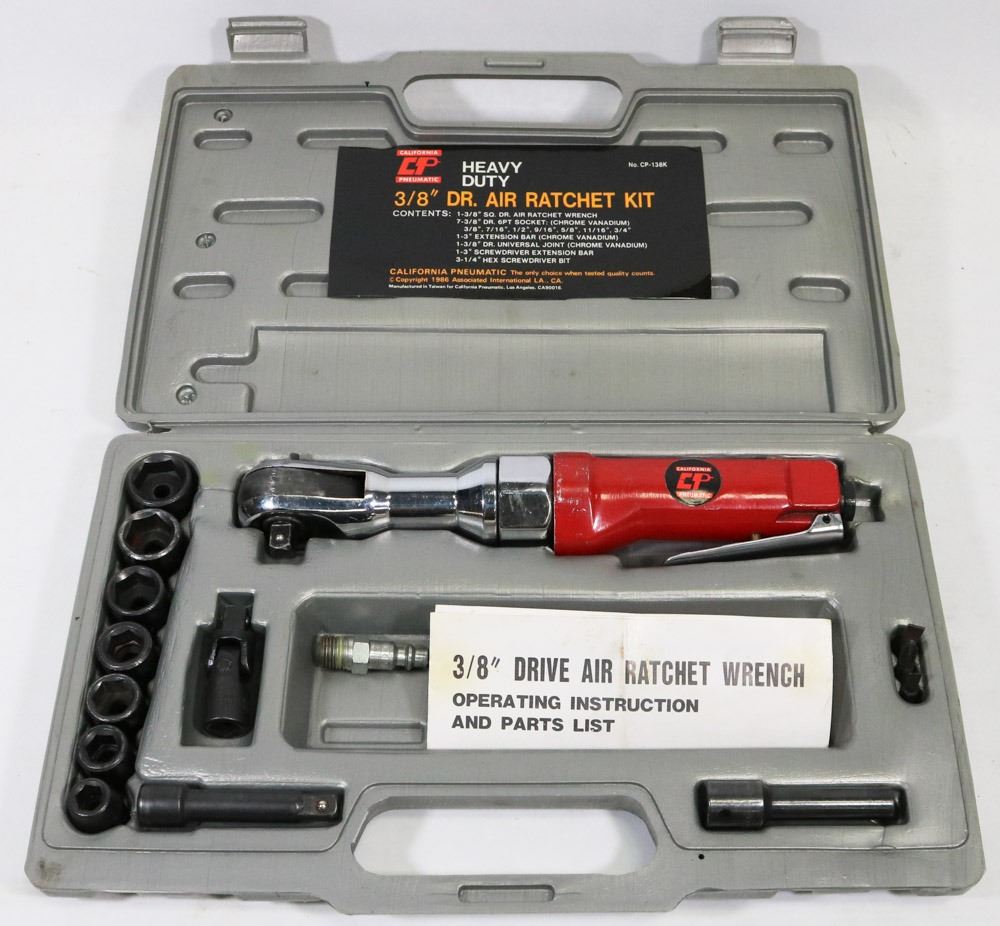 3/8” DRIVE AIR RATCHET SET. Kastner Auctions