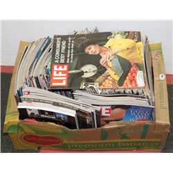 LARGE LOT OF OVER 80 VINTAGE LIFE MAGAZINES 1970'S