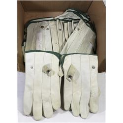 BOX OF LEATHER WORK/ ROPER GLOVES