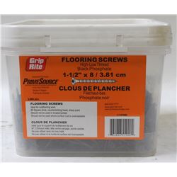 PAIL OF GRIP-RITE FLOORING SCREWS 1.5" X 8