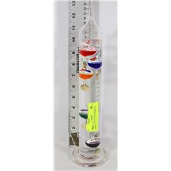 GLASS GALILEO THERMOMETER