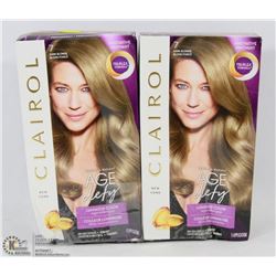 2 PACKAGES OF CLAIROL  AGE DEFY LUMINOUS COLOR