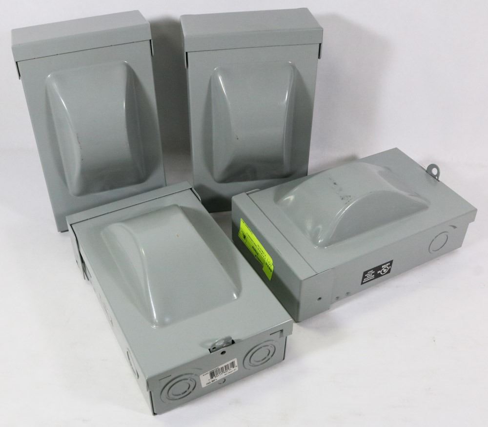 LOT OF 4 QUICK DISCONNECT ON/OFF SWITCH
