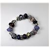 9)  EUROPEAN PANDORA STYLE PURPLE &