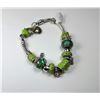 10)  EUROPEAN PANDORA STYLE GREEN TONES