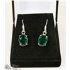 GREEN APATITE GEMSTONE EARRINGS
