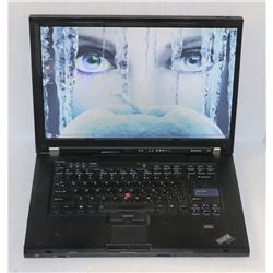 LENOVO T61 LAPTOP W/ AC CHARGER