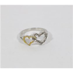 TOW HEARTS BEATING AS ONE ROMANCE RING