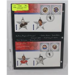 THREE 2001 EDDIE SHORE, TERRY SANCHUK DAY OF ISSUE