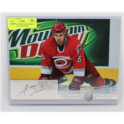 CAROLINA HURRICANES ANDREW LADD SIGNED SIGNATURE