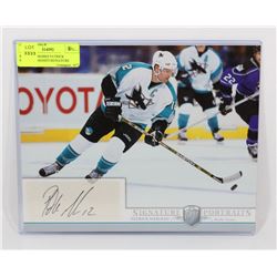 SAN JOSE SHARKS PATRICK MARLEAU SIGNED SIGNATURE