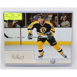 BOSTON BRUINS BRAD BOYES SIGNED SIGNATURE