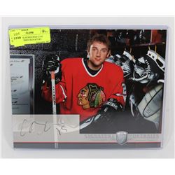 CHICAGO BLACKHAWKS CAM BARKER SIGNED SIGNATURE