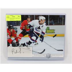 VANCOUVER CANUCKS BRENDAN MORRISON SIGNED