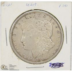 1921 MORGAN SILVER DOLLAR