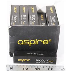 BOX OF ASPIRE PLATO 0.4 REPLACEMENT ATOMIZERS