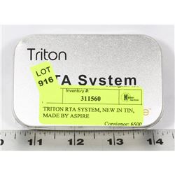 TRITON RTA SYSTEM, NEW IN TIN, MADE BY ASPIRE