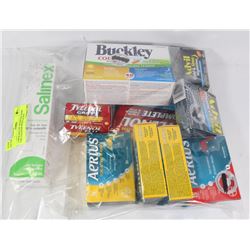 LARGE BAG OF ASSORTED OVER THE COUNTER MEDICATION