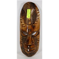 WOOD CARVED VOODOO MASK MADE IN FIJI