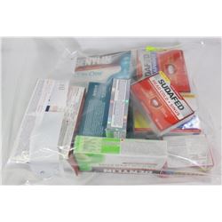 LARGE BAG OF ASSORTED OVER THE COUNTER MEDICATION