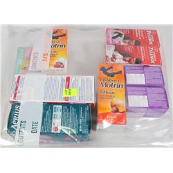 LARGE BAG OF ASSORTED OVER THE COUNTER MEDICINE
