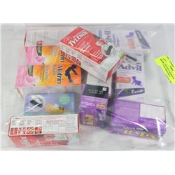 BAG OF ASSORTED CHILDREN & JUNIORS COLD MEDICINE &