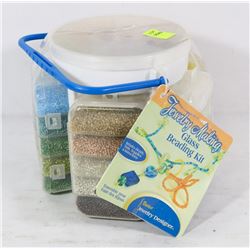 JEWELRY MAKING GLASS BEADING KIT