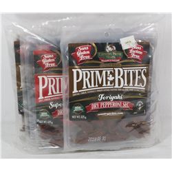 8 PACKS OF ASSORTED PRIME BITES DRY PEPPERONI