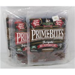 8 PACKS OF ASSORTED PRIME BITES DRY PEPPERONI