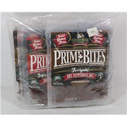 8 PACKS OF ASSORTED PRIME BITES DRY PEPPERONI