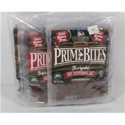 8 PACKS OF ASSORTED PRIME BITES DRY PEPPERONI