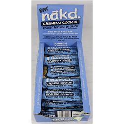 BOX OF NAKD CASHEW COOKIE BARS