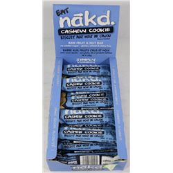 BOX OF NAKD CASHEW COOKIE BARS