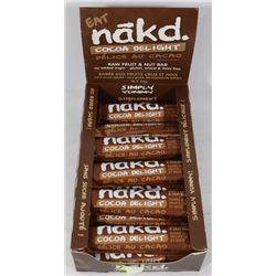BOX OF NAKD COCOA DELIGHT BARS