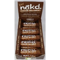 BOX OF NAKD COCOA DELIGHT BARS