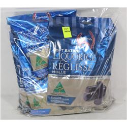 BAG OF SOFT EATING LIQUORICE
