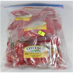 BAG OF GUMMY WORMS