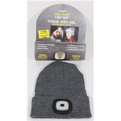 NEW ULTRA BRIGHT LED HEADLIGHT TOQUE (GREY)