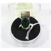 Image 1 : #97-CHROME DIOPSIDE GEMSTONE RING