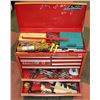 Image 1 : RED 8 DRAWER TOOL BOX LOADED WITH TOOLS
