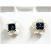 Image 1 : 32) 14K DIAMOND & MOTHER OF PEARL JACKET EARRINGS