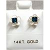 Image 2 : 32) 14K DIAMOND & MOTHER OF PEARL JACKET EARRINGS